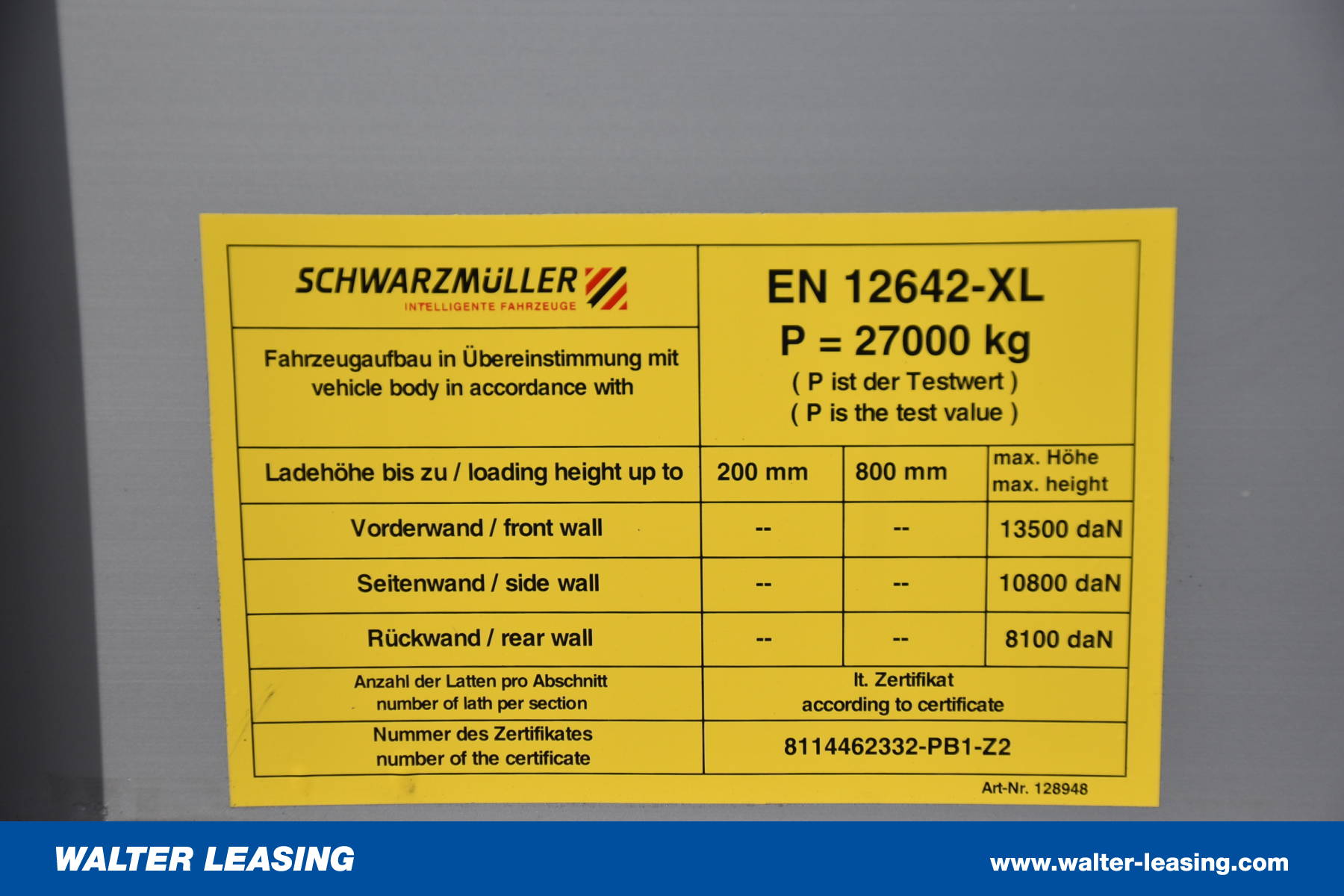 Schwarzmüller Firanka POWER LINE RH125 - nowe 22